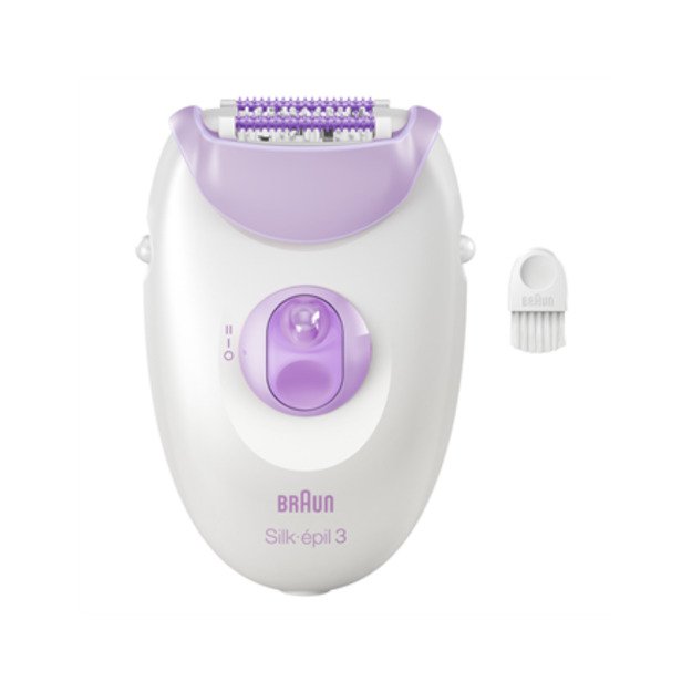 Braun Epilator | SE3-000 Silk &eacute;pil 3 | Number of power levels 2 | White/Purple