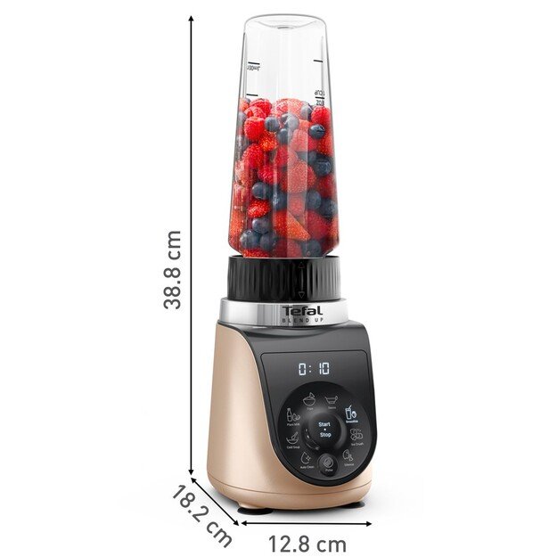 Tefal Blend Up BL190AF0 blender 0.85 L Tabletop blender 1000 W Beige, Black, Transparent 6