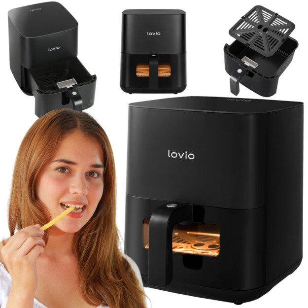 Lovio LVAF001BK PureFry 5L Black 4