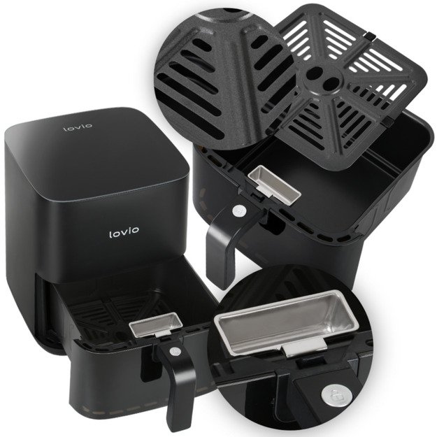 Lovio LVAF001BK PureFry 5L Black 2