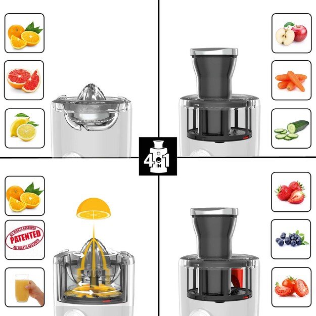 NOVIS Vita Juicer SX-3 VDE, raudona 3