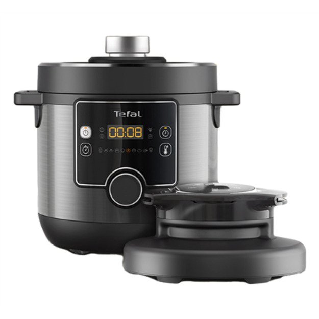 TEFAL | Turbo Cuisine and Fry Multifunction Pot | CY7788 | 1200 W | 7.6 L | Number of programs 15 | Black 1