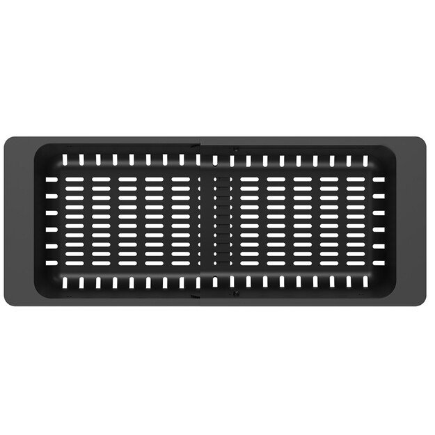 Plautuvės krep&scaron;elis Quadron B3218_BL, reguliuojamas plotis 320-460 x185 mm, juodas 2