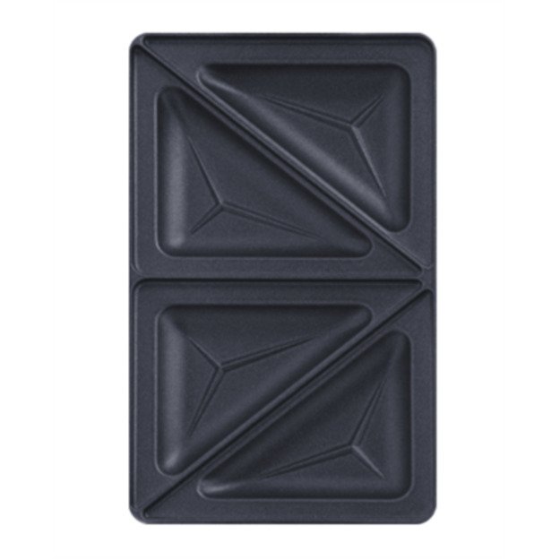 TEFAL | Triangle toasted sandwich set for Snack Collection | XA800212 | Dimensions (W x L) 13 x 22.5 cm | Black 2