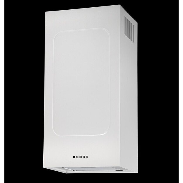 Akpo WK-12 Carmen white semi-matt T800 linear LED cooker hood 1