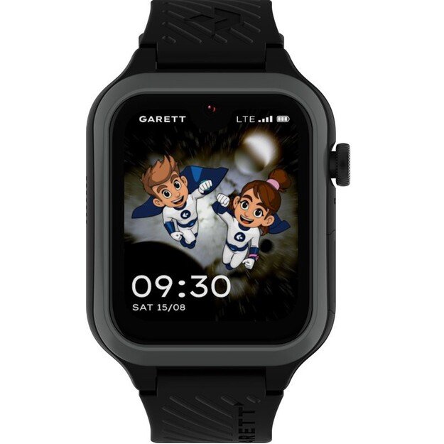I&scaron;manusis laikrodis  vaikams su lietuvi&scaron;ku meniu Garett Kids Essa 2 AI 4G Black