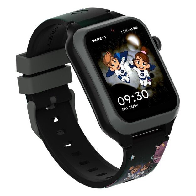 I&scaron;manusis laikrodis  vaikams su lietuvi&scaron;ku meniu Garett Kids Essa 2 AI 4G Black 10