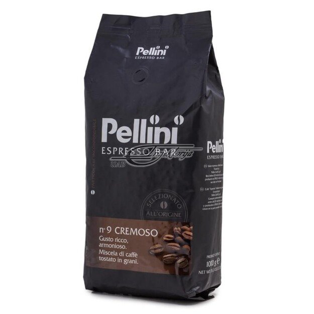 Coffee grainy 1kg PELLINI 30% Robusta, 70% Arabica (8001685122416)