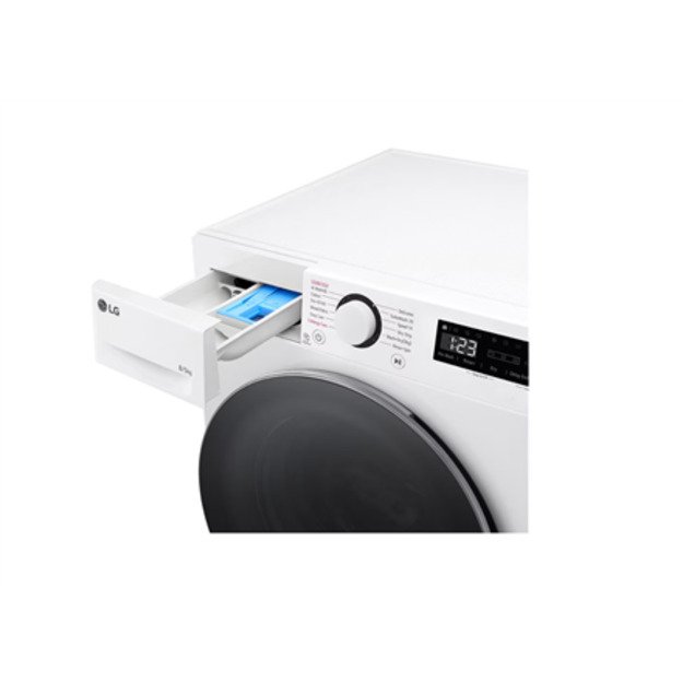 LG Washing machine with dryer | F2DR508S1W | Energy efficiency class A-10% 10