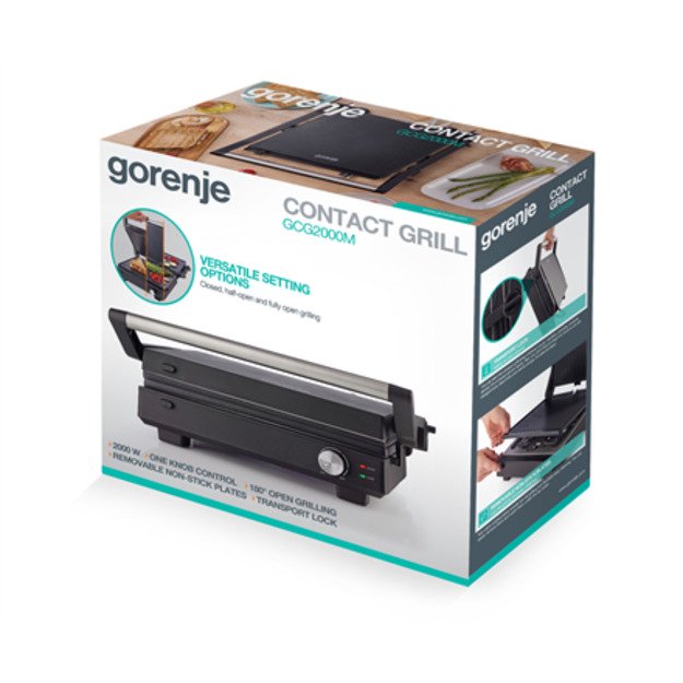 Gorenje Multifunctional Grill | GCG2000M | Grill | Black 1