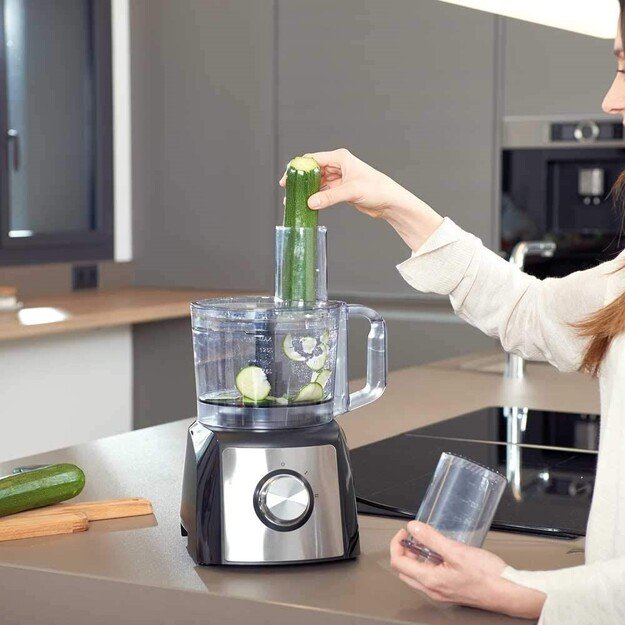 Black & Decker BXFPA1200E food processor 1200 W 1.5 L Black, Stainless steel 10