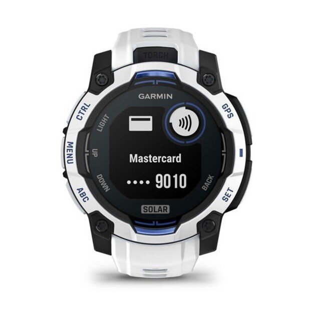 Garmin Instinct 2.29 cm (0.9 ) MIP 45 mm Digital 176 x 176 pixels Touchscreen Black, White GPS (satellite) 15