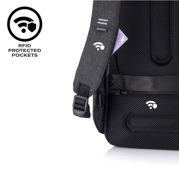 XD DESIGN ANTI-THEFT BACKPACK BOBBY HERO SMALL BLACK P/N: P705.701 8