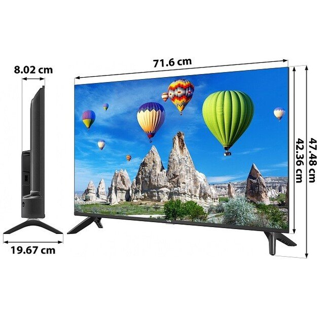 TV 32&rsquo; LIN 32LHD1810 Slim HD Ready DVB-T2 3