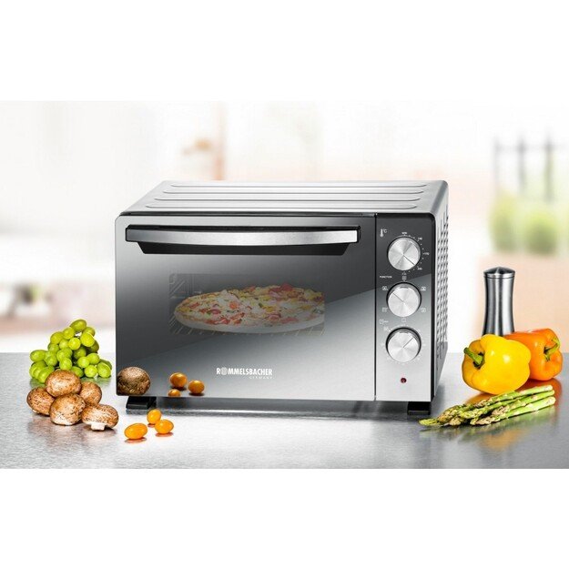 Rommelsbacher BGS 1400 toaster oven 22 L Black, Silver Grill 3