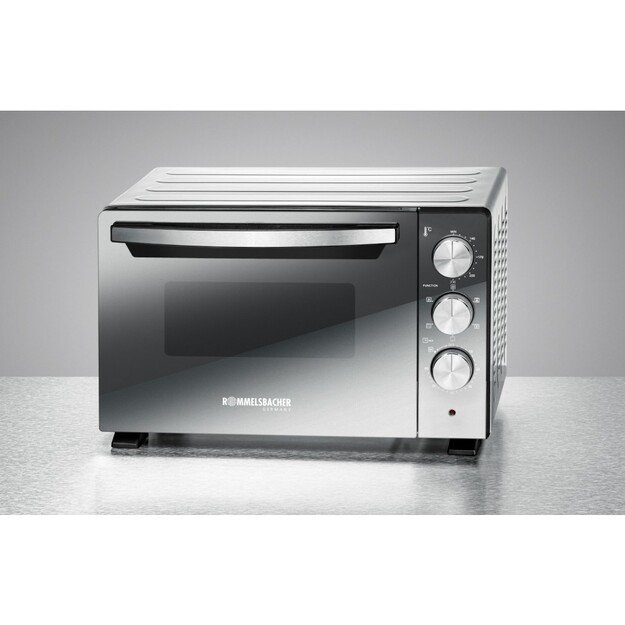 Rommelsbacher BGS 1400 toaster oven 22 L Black, Silver Grill 1