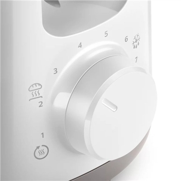 Philips | Toaster | HD2590/00 Daily Collection | Power 870-1030 W | Number of slots 2 | Housing material Plastic | White 4