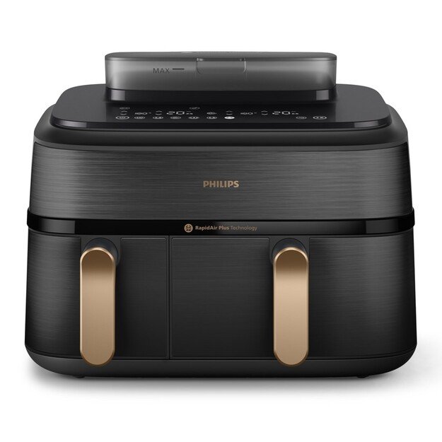 Philips Dual Steam Air Fryer | NA552/00 5000 Series | Power 2750 W | Capacity 9 L | RapidAir Plus | Black 3