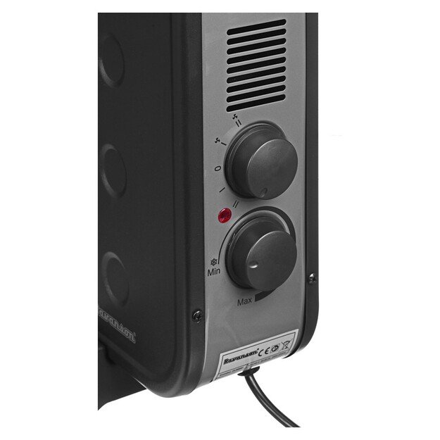 Ravanson CH-9000BT electric space heater Black 2000 W 2