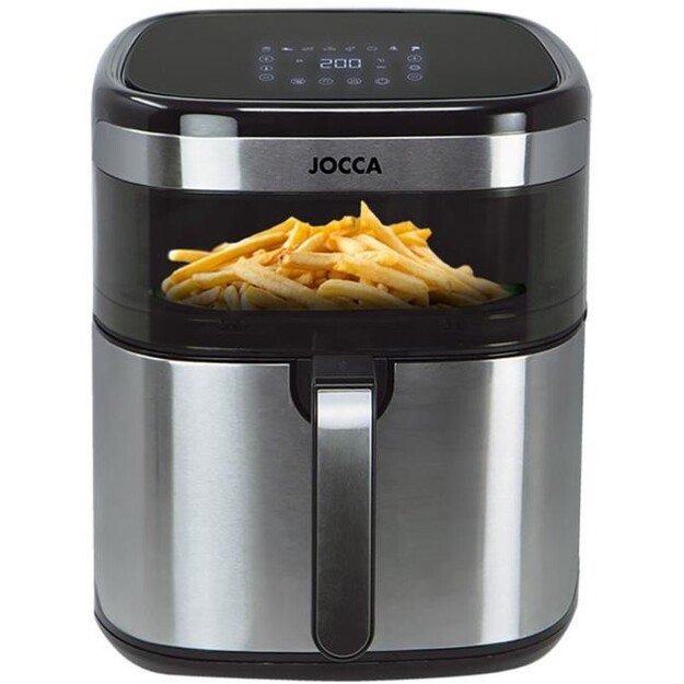 Kar&scaron;to oro gruzdintuvė  su displėjumi Jocca 2385 10l ner.plienas/juoda