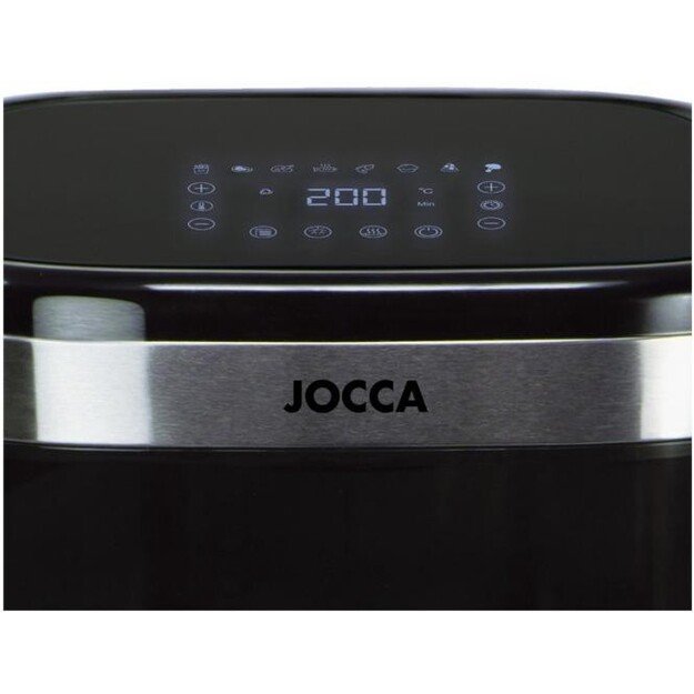Kar&scaron;to oro gruzdintuvė  su displėjumi Jocca 2385 10l ner.plienas/juoda 3