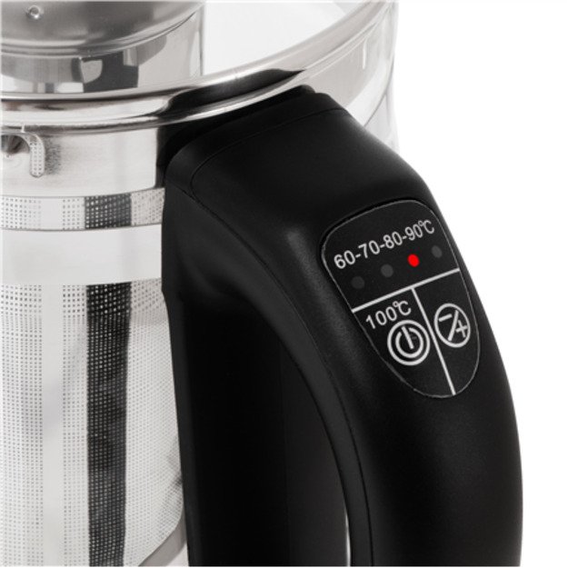 Adler Kettle | AD 1299 | Electric | 2200 W | 1.5 L | Glass | 360&deg; rotational base | Black 8