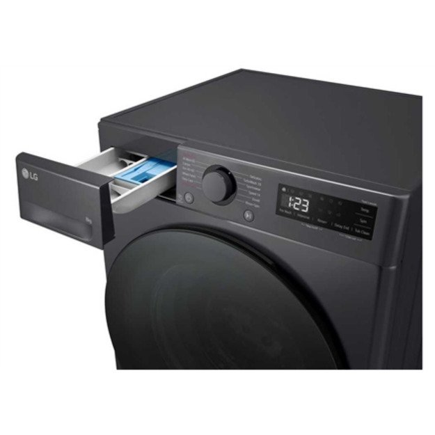 LG | F2WR508S2M | Washing Machine | Energy efficiency class A-10% | Front loading | Washing capacity 8 kg | 1200 RPM | Depth 48
