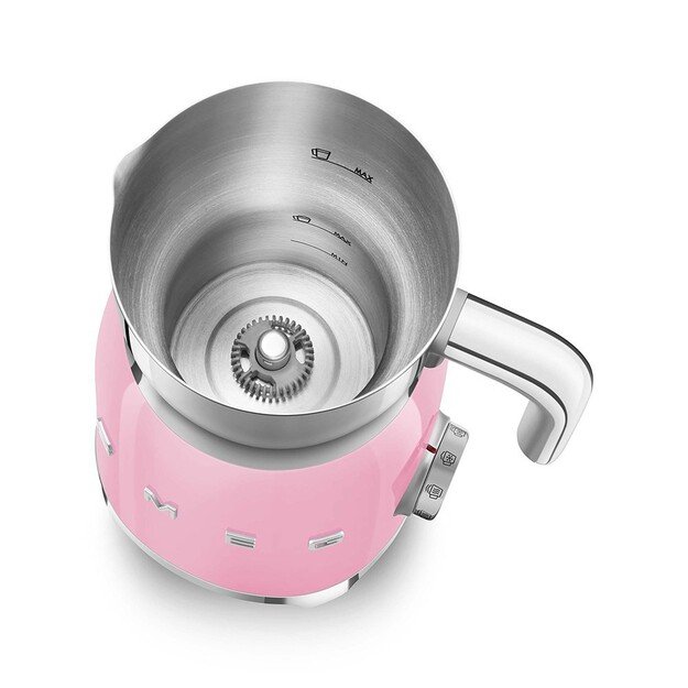 Smeg MFF11PKEU milk frother/warmer Automatic Rose 4
