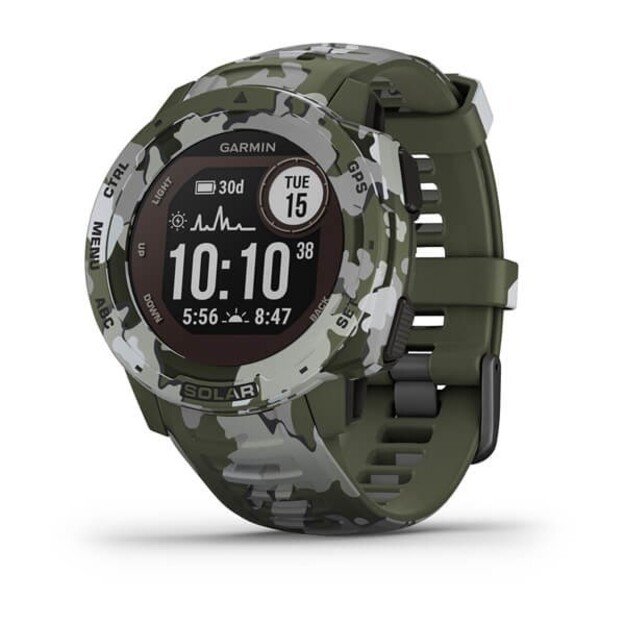 Garmin Instinct Solar Camo Edition MIP Digital 128 x 128 pixels Camouflage GPS (satellite)