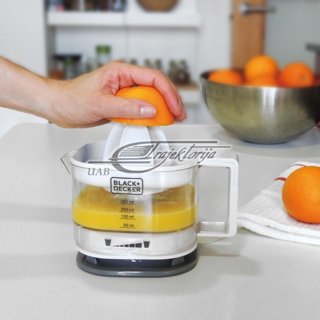 Juicer Traditional for citrus fruit BLACK+DECKER BXCJ25E ES9240060B (25 W, 0,35l, white color)