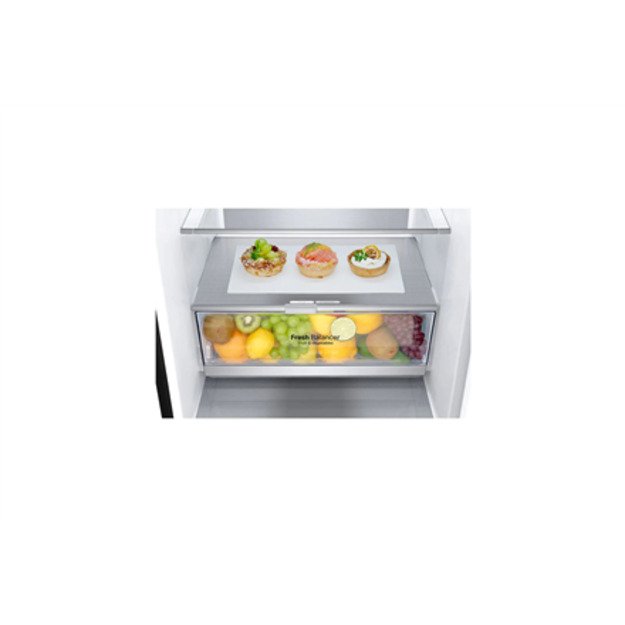 LG Refrigerator GBB72MCUGN Energy efficiency class D Free standing Combi Height 203 cm No Frost system Fridge net capacity 277 L