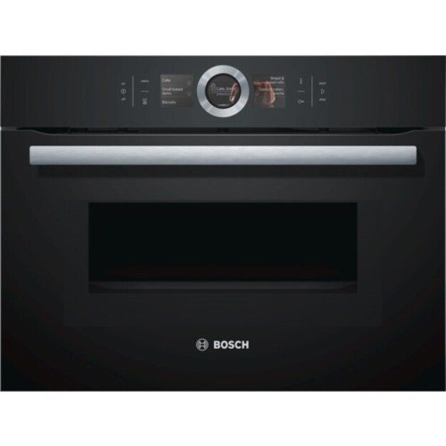 Bosch Serie 8 CMG676BB1 oven 45 L 1000 W Black