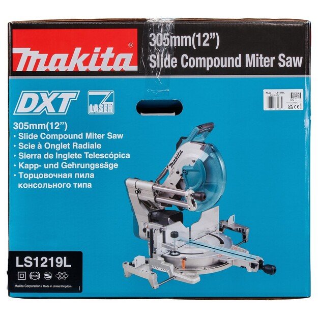 MAKITA. Mitre saw 305/1800W LS1219L WITH FEED 107 x 363 mm LASER 3