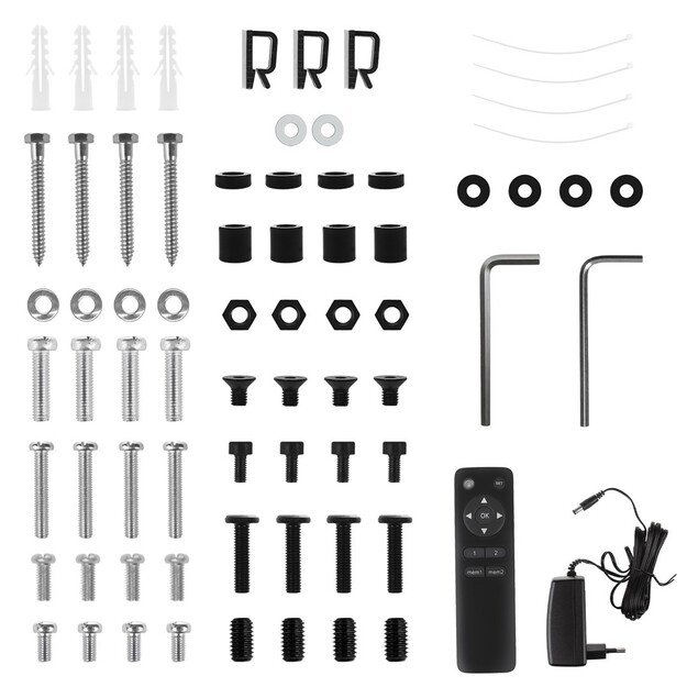 Maclean electric TV mount, ceiling mount, Tuya support, max. VESA 800x400, reg. in pos. +90&deg;~-90&deg;, for TV 43-86 , max. 45kg, 5