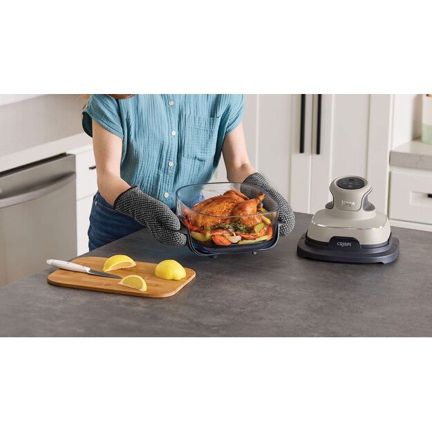 Ninja CRISPi Single 3.8 L 1700 W Hot air fryer Grey, Stone colour, Transparent 2