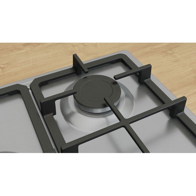 Bosch Serie 4 PGQ7B5K90 hob Stainless steel Built-in 75 cm Gas 5 zone(s) 3