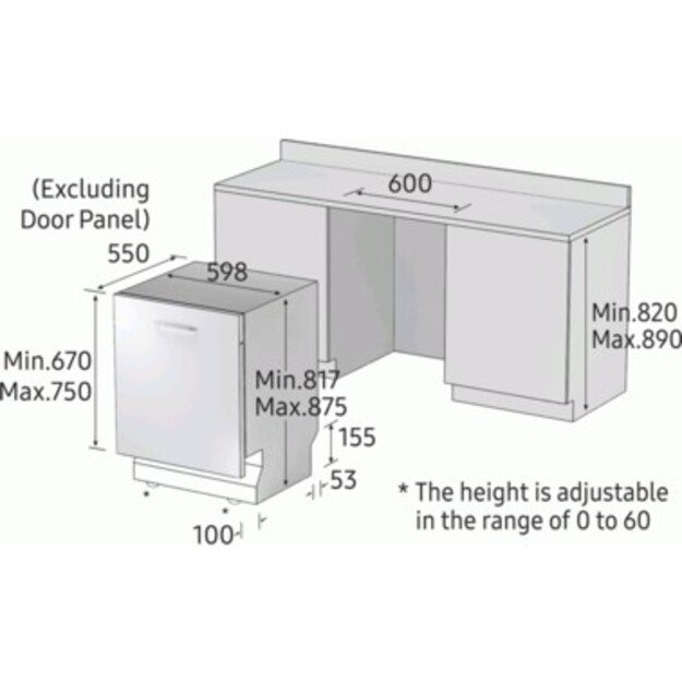 SAMSUNG DW50R4040BB