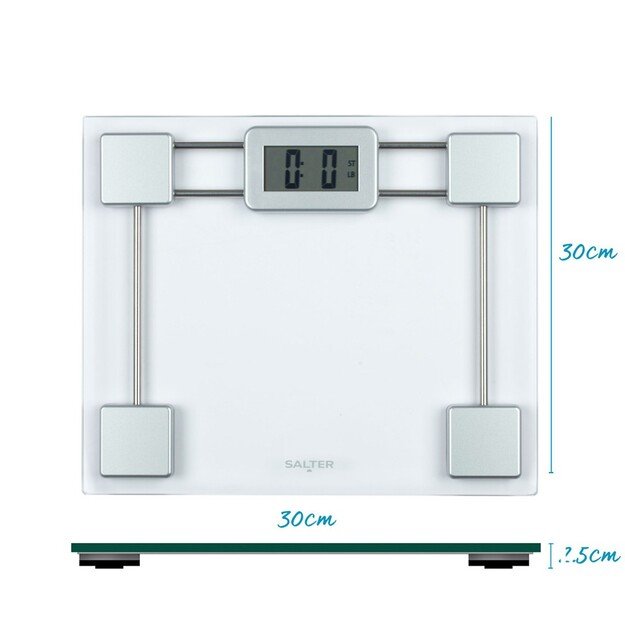 Salter 9081 SV3RFTE Glass Electronic Bathroom Scale