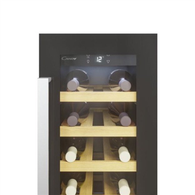 Candy | Wine Cooler | CCVB 30/1 | Energy efficiency class F | Built-in | Bottles capacity 20 | Black 2