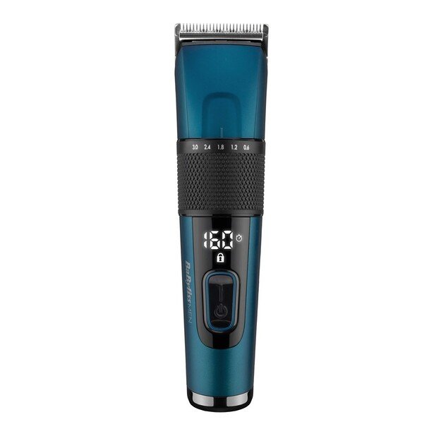 BaByliss Japanese Steel Digital Hair Clipper Black, Teal 45 Lithium-Ion (Li-Ion)