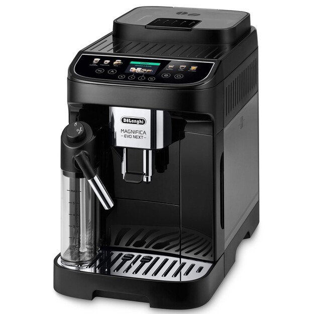 Delonghi Coffee maker | Magnifica Evo | Pump pressure 15 bar | Built-in milk frother | Automatic | 1450 W | Black