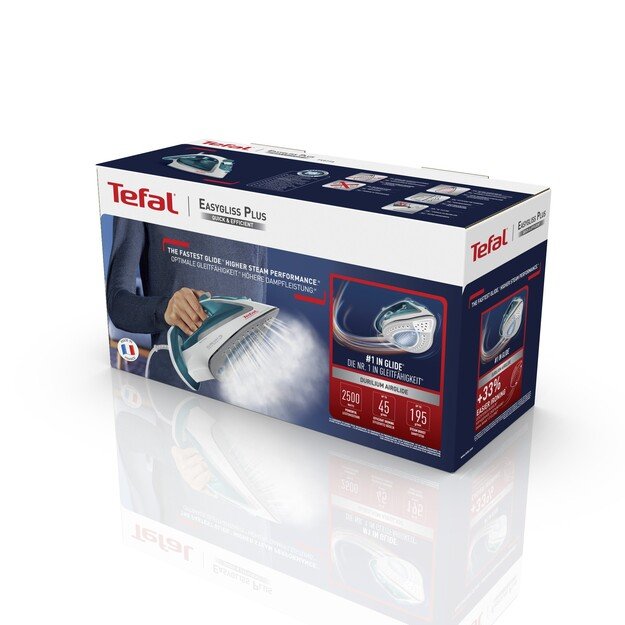 TEFAL | FV5718 | Steam iron | 2500 W | Water tank capacity 270 ml | Continuous steam 45 g