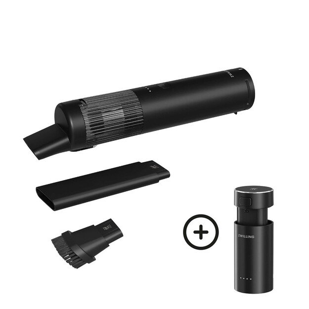 Zwilling Starter Set: Cordless Vacuum + Battery Black