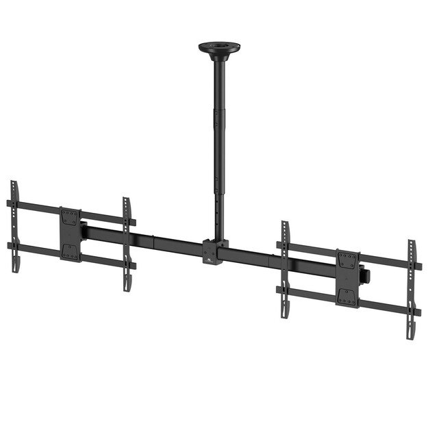 Maclean ceiling mount for two TVs, max load 2x40kg, 34-60 , max VESA 600x400, MC-111 B