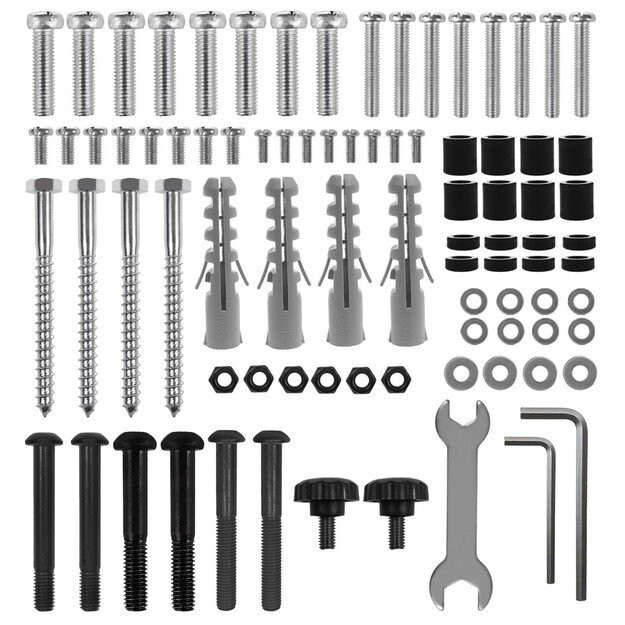 Maclean ceiling mount for two TVs, max load 2x40kg, 34-60 , max VESA 600x400, MC-111 B