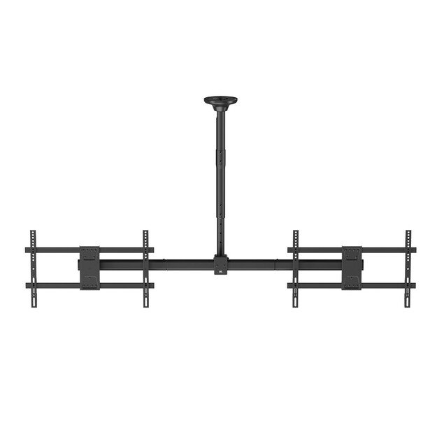 Maclean ceiling mount for two TVs, max load 2x40kg, 34-60 , max VESA 600x400, MC-111 B