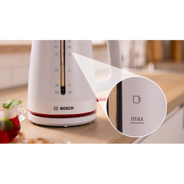 Bosch TWK3M121 MyMoment 2400 W electric kettle, white 6