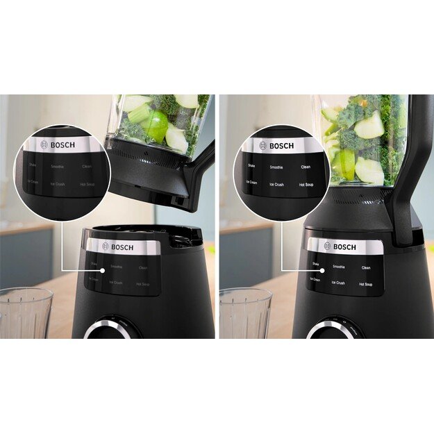 Bosch Serie 6 MMB6652B blender 2 L Tabletop blender 1800 W Black