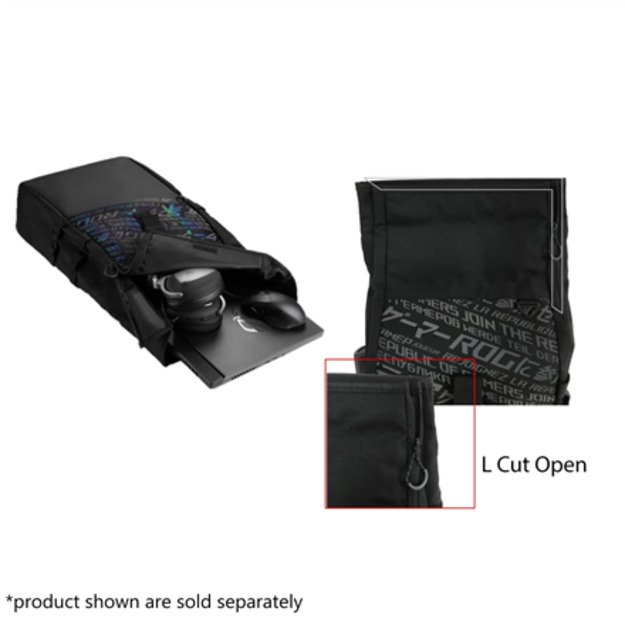 Asus BP4701 ROG BACKPACK/15_17 | Asus BP4701 | Notebook carrying backpack | Fits up to size 17   | Backpack | Black