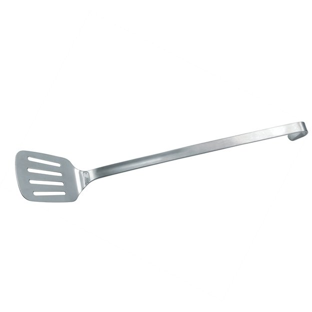 Offset spatula, 40 cm, slotted